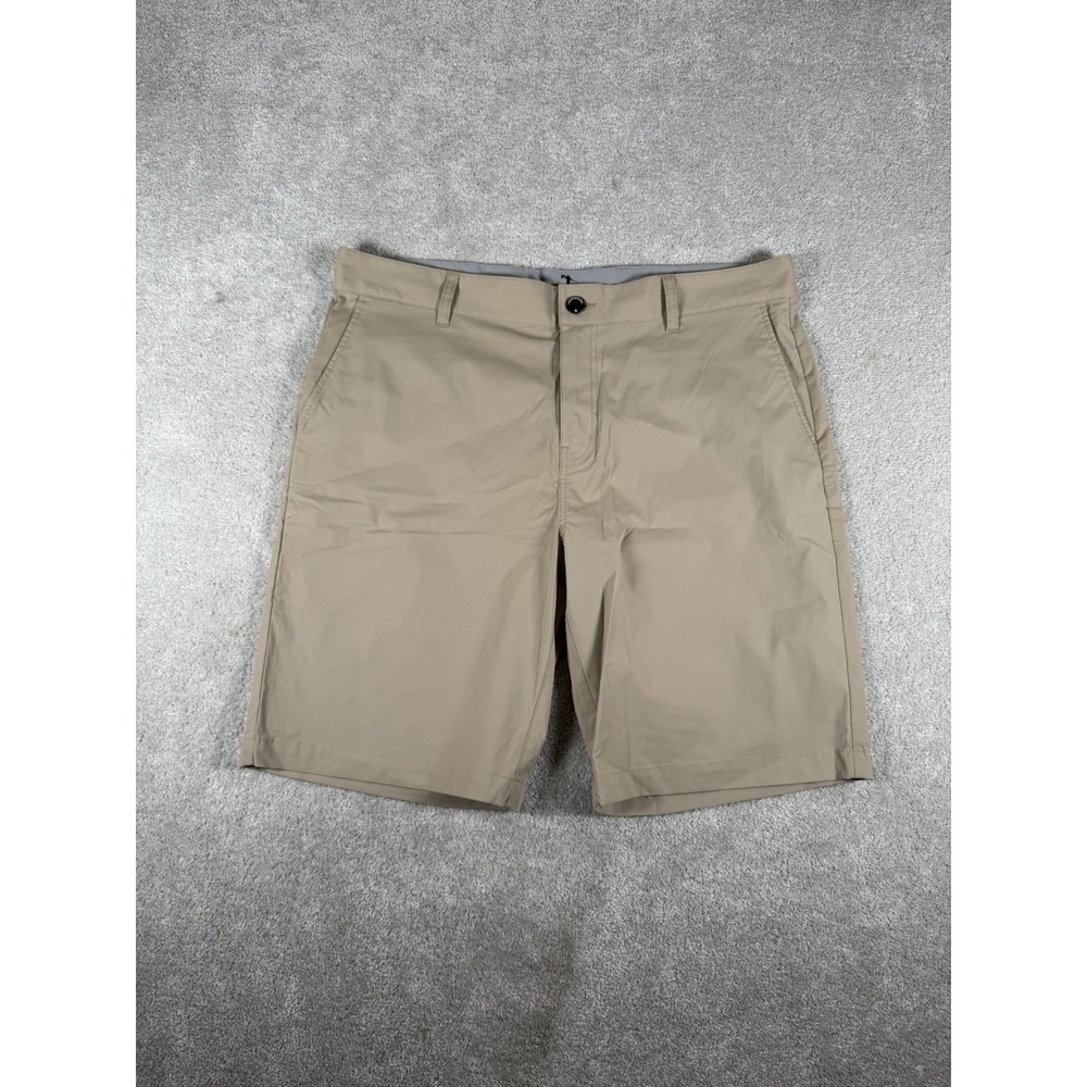 Anderson Ord Shorts Mens 36 Beige 10" Walk Casual Travel‎ Performance Golf